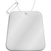 RFX™ H-09 Trapezförmiger reflektierender PVC-Anhänger, weiss