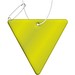 RFX™ H-12 reflektierender PVC-Anhänger Dreieck, neongelb
