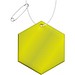 RFX™ H-12 sechseckiger reflektierender TPU-Anhänger, neongelb