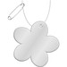 RFX™ H-13 reflektierender TPU-Anhänger Blume, weiss