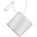RFX™ H-20 Diamant reflektierender PVC-Anhänger groß, weiss