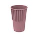 Riffel-Becher ToGo, 300 ml, raffiniertes rot