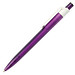 RITTER PEN Druckkugelschreiber Insider, blaue Mine, transparent, lila/weiß