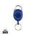 Roller-Clip-Schlüsselanhänger aus RCS recyceltem ABS, blau