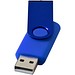 Rotate Metallic USB-Stick, royalblau, 1GB