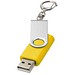 Rotate mit Schlüsselanhänger USB-Stick, gelb, 16GB