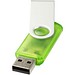 Rotate Transculent USB-Stick, grün, 64GB