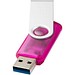 Rotate USB-Stick 3.0 transparent, rosa, 64GB