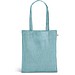 RYNEK. Tragetasche aus recycelter Baumwolle (70%), polyester (30% rPET) (140 g/m²), Hellblau