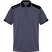 Samurai Kurzärmeliges Poloshirt mit antibakterieller Wirkung, 160 g/m2, unisex, blei/schwarz, L