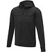 Sayan Kapuzenpullover mit halbem Reißverschluss für Herren, schwarz,  3XL