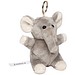 Schlüsselanhänger Elefant, grau