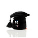Schmoozies® Absolventenhut, schwarz