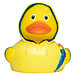Schnabels® Bade-Ente mit Regenschirm und Friesennerz, bunt