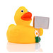 Schnabels® Bade-Ente Ortsschild, gelb