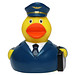 Schnabels® Bade-Ente Pilot, bunt