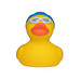 Schnabels® Bade-Ente Radfahrer, bunt