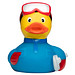 Schnabels® Bade-Ente Snowboarder, bunt