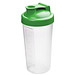 Shaker Protein, 0,6 l, standard-grün/transparent