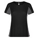 Shanghai Sport T-Shirt für Damen, schwarz / Dark Lead, S