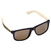 Sonnenbrille Bamboo, schwarz/braun