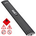 Stabfeuerzeug aus Metall, schwarz Stabfeuerzeug aus Metall, schwarz