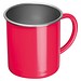 Stahltasse Trezzo,rot
