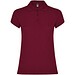 Star Poloshirt für Damen, Garnet, 2XL