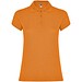 Star Poloshirt für Damen, orange, L