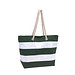 Strandtasche SYLT, grün, weiß