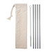retumbler® Edelstahl-Trinkhalme California, L, silber
