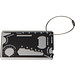 Survival Kofferanhänger aus Aluminium, schwarz