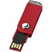 Swivel Rectangular USB-Stick, rot, 32GB