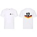 T-Shirt Fan-Edition mit WM-Motiv Nummer 12 plus Logofläche, M