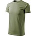T-Shirt Herren Basic, S, hellkhaki