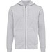 Iqoniq Abisko Zip-Kapuzenpullover aus recycelter Baumwolle, heather grey, XXS
