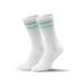 Mr. Socks Tennissocken, White / Mint Pantone 7464 C