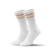 Mr. Socks Tennissocken, White / Peach Pantone 489 C
