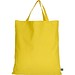 Fairtrade Baumwolltasche mit kurzen Henkeln, gelb