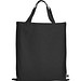 Fairtrade Baumwolltasche mit kurzen Henkeln, schwarz