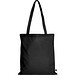 Fairtrade Baumwolltasche mit langen Henkeln, schwarz