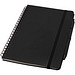 Thalaasa A5 Hardcover Notizbuch mit Kugelschreiber (schwarze Mine), schwarz