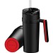 Thermobecher RETUMBLER-myORINOCO CERAMIC, schwarz/rot