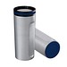 Thermobecher RETUMBLER-mySTEELONE, silber/dunkelblau