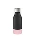 Thermotrinkflasche RETUMBLER-myNIZZA II 420 CERAMIC, schwarz, Sleeve rosa