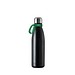 Thermotrinkflasche RETUMBLER-NIZZA, schwarz, Ring grün