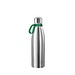 Thermotrinkflasche RETUMBLER-NIZZA, silber, Ring grün