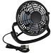 USB-Tischventilator, schwarz