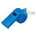 Trillerpfeife Sport mit Kordel, standard-blau PP
