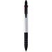 Trine 3-Farben RCS recycelter Kugelschreiber mit Stylus, silber